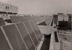 The First Solar Panels - Vintage Photograph - 1980s