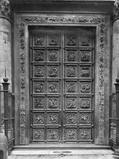 La baptisme de Florence - Photographie vintage B/w du début du XXe siècle