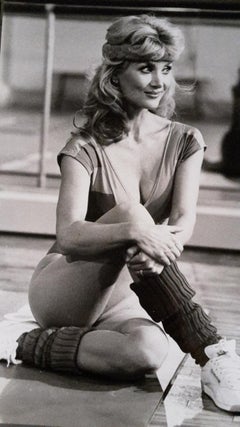 La actriz germano-americana Barbara Bouchet - Foto de época - Años 80