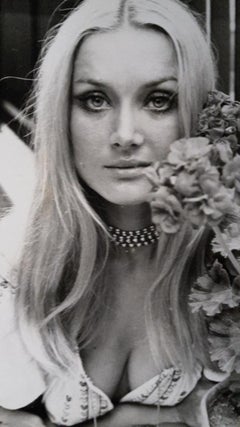 La actriz germano-estadounidense Barbara Bouchet - Fotografía de época - 1970