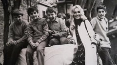 The German-American Actress Barbara Bouchet - Vintage Photograph - 1980s