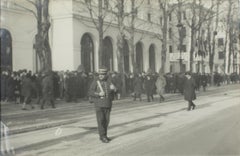 Antique  The International Fair in Lyon, France 1927, Silver Gelatin B and W Photography