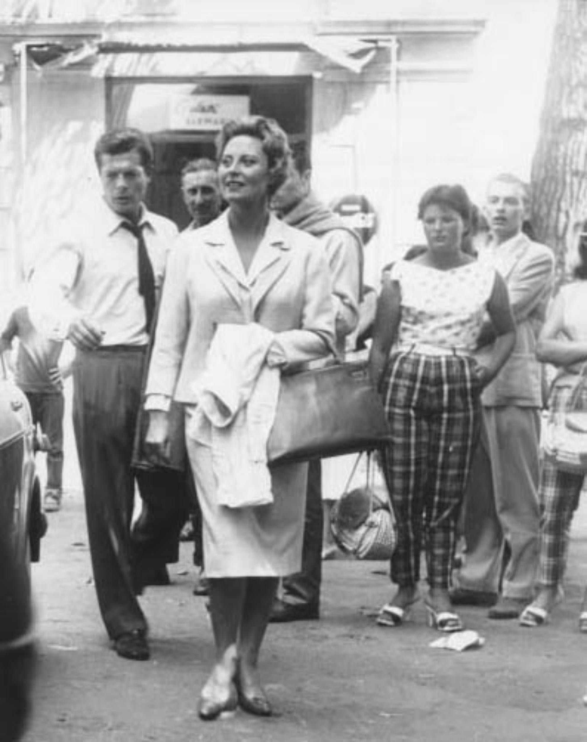 Figurative Photograph Unknown - Le réalisateur italien Marcello Mastroianni - Photo vintage, années 1960