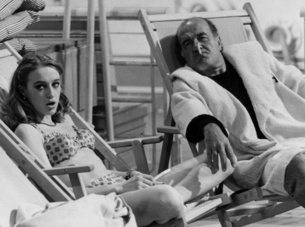 Black and White Photograph Unknown - L'actrice italienne Eleonora Giorgi et Ivo Garrani - Photo b/w vintage, années 1980