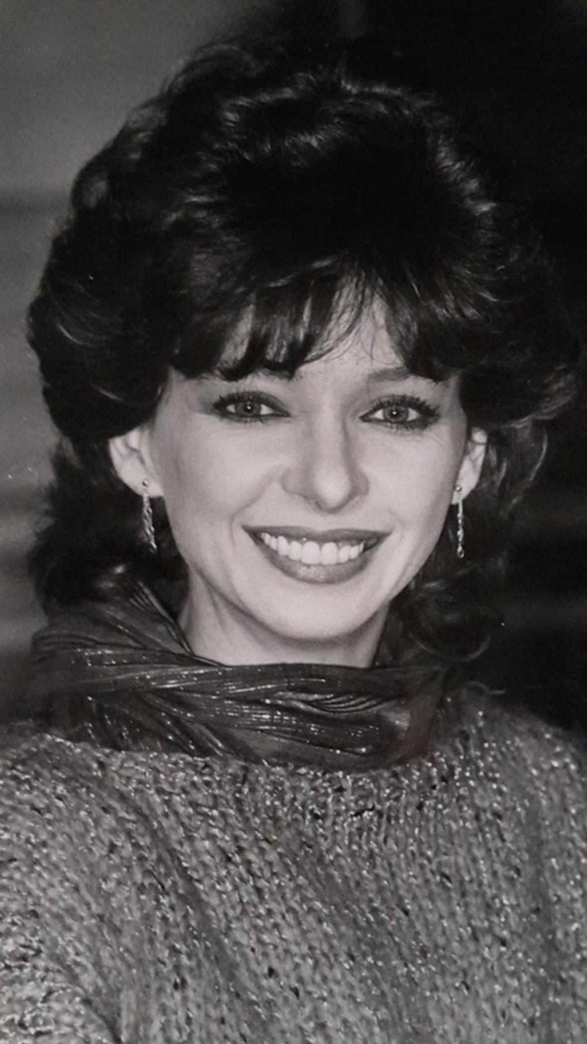 Unknown Portrait Photograph - The Italian Actress Enrica Bonaccorti -  Photo- 1980s