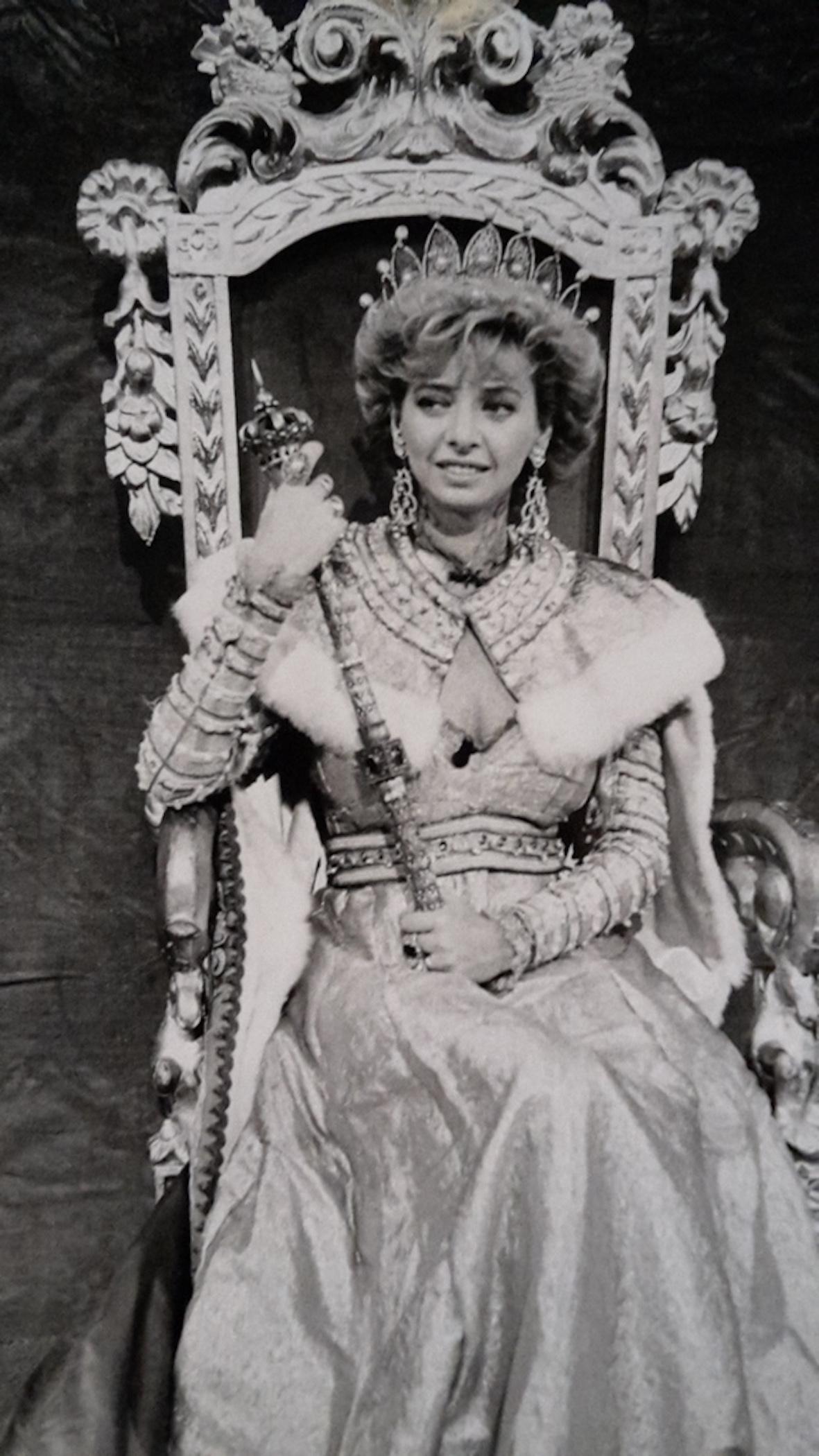 L'actrice italienne Enrica Bonaccorti  Photographie - années 1980