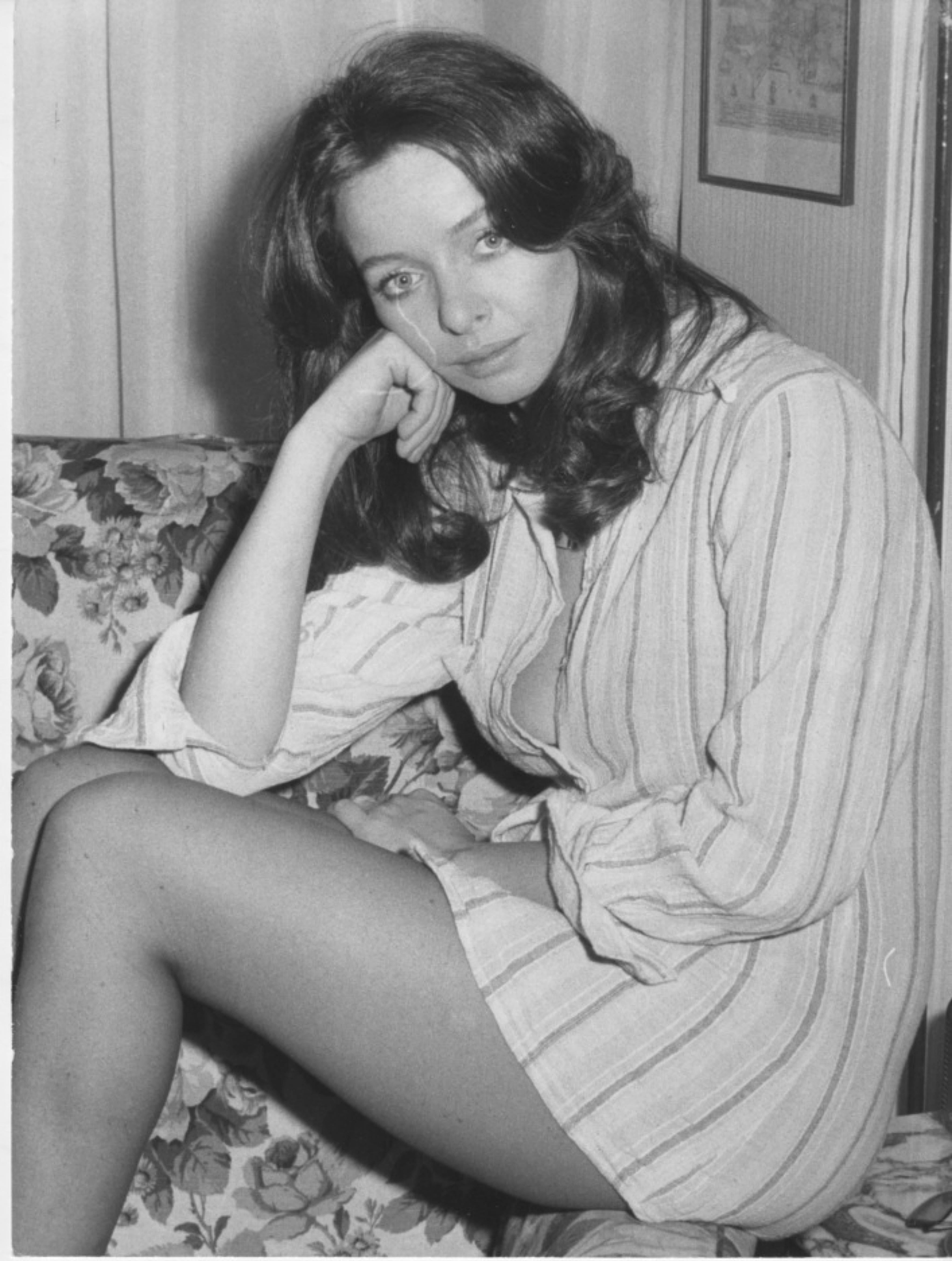 Portrait Photograph Unknown - Photo vintage de l'actrice italienne Enrica Bonaccorti - années 1970