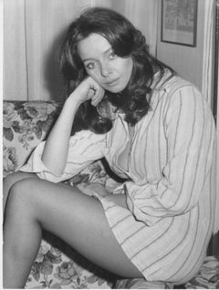 The Italian Actress Enrica Bonaccorti - Retro Photo - 1970s