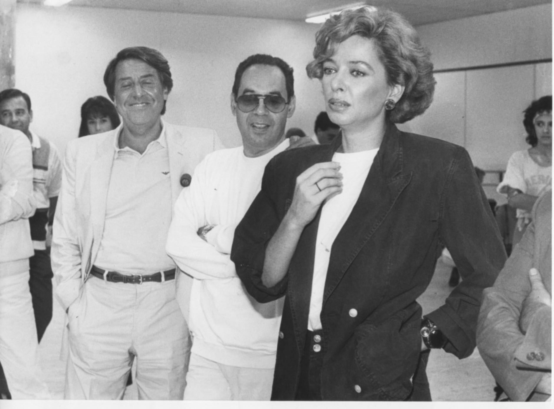 Figurative Photograph di Unknown - L'attrice italiana Enrica Bonaccorti - Foto d'epoca anni '90