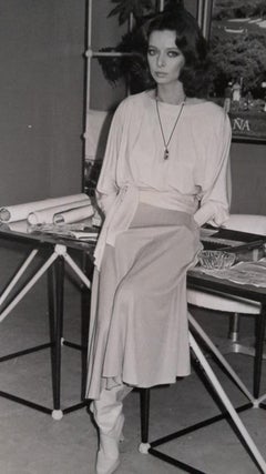 The Italian Actress Enrica Bonaccorti - Vintage Photograph - 1980s
