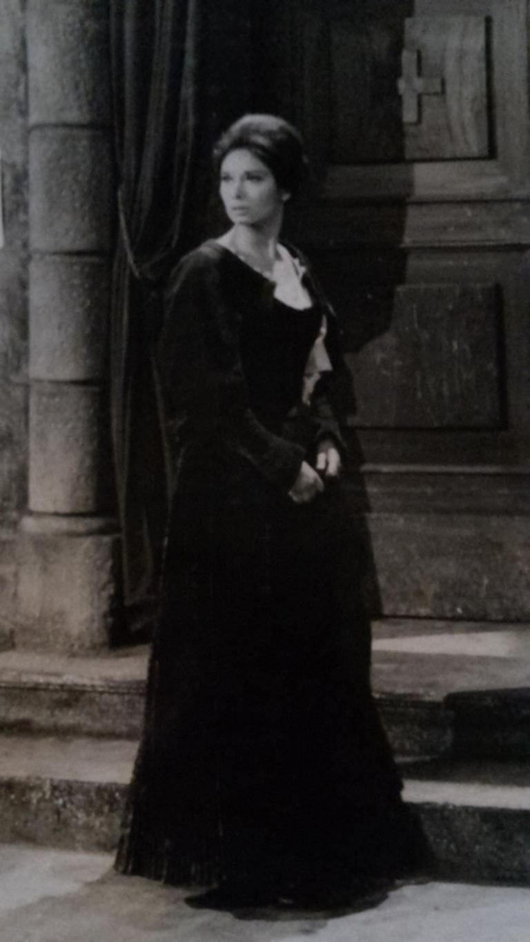 La comédie italienne Lea Massari - Photographie vintage, années 1970