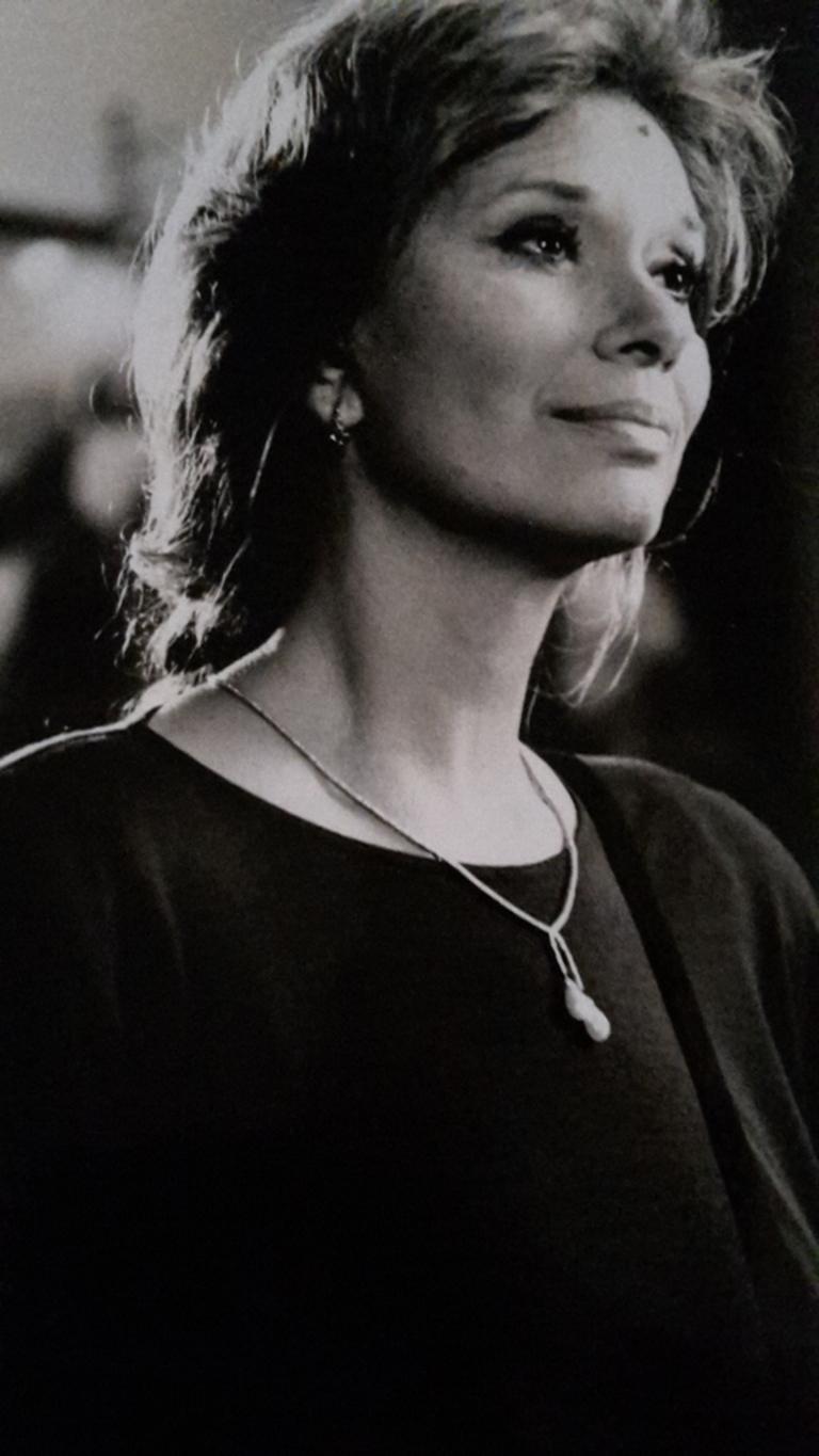 Unknown Figurative Photograph - The Italian Actress Lea Massari - Vintage Photograph - 1980s