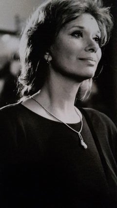 La comédie italienne Lea Massari - Photographie vintage, années 1980