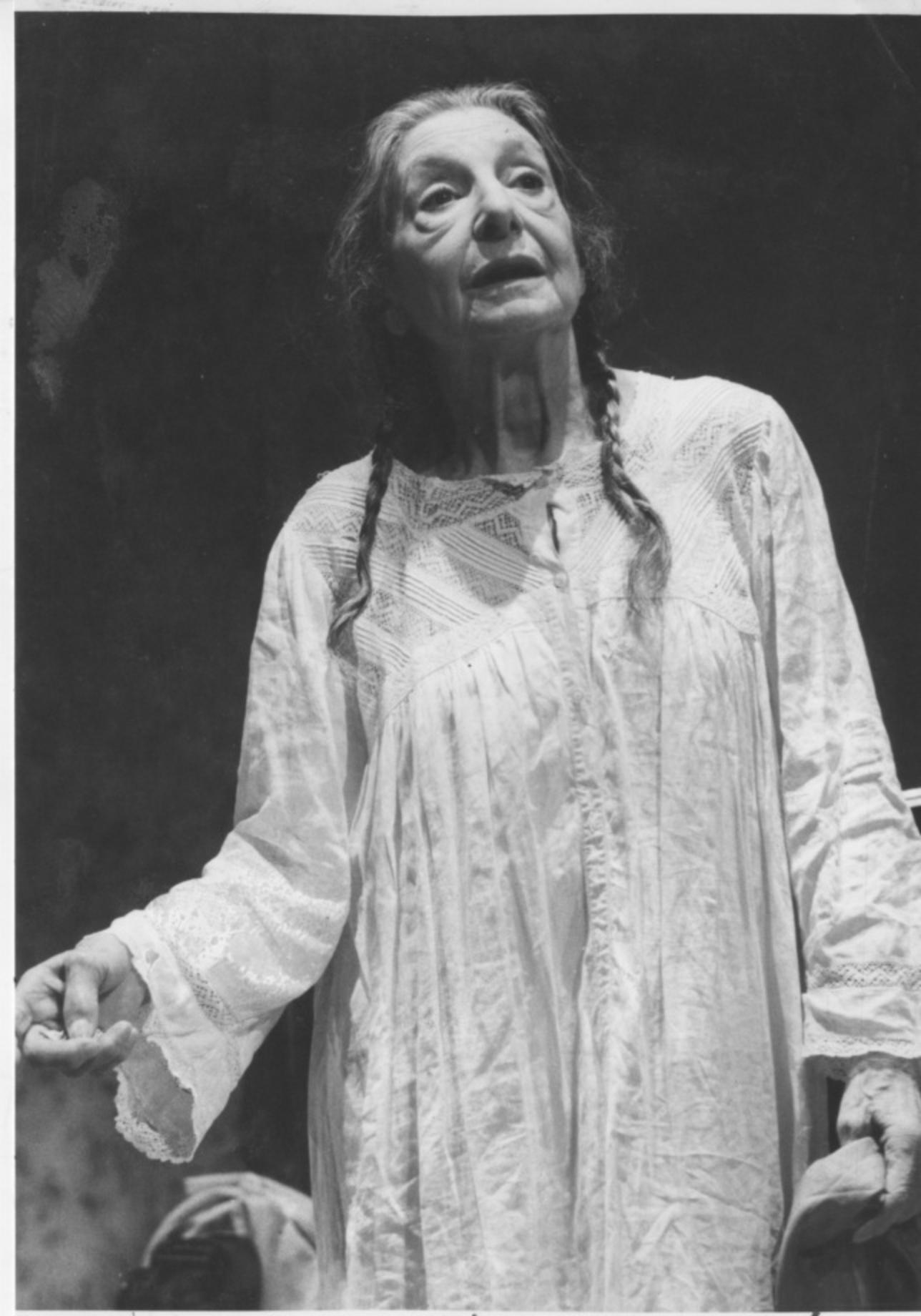 La actrice italienne Paola Borboni - Photo vintage, années 1980
