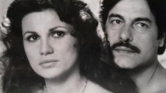 Die italienische Schauspielerin Serena Grandi und Gerardo Amato – Vintage-Fotografie – 1990er Jahre