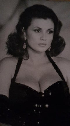 La actrice italienne Serena Grandi - Photographie vintage, années 1990