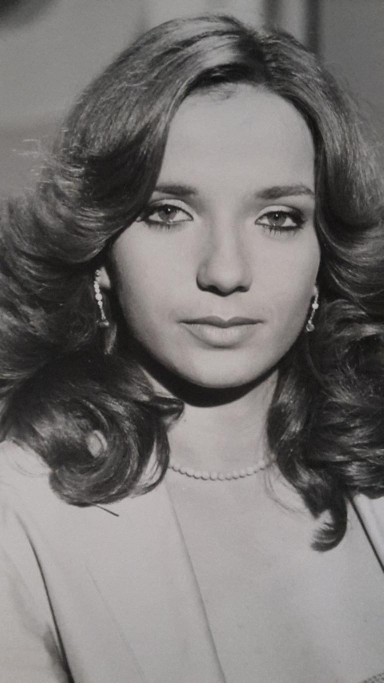 Unknown Portrait Photograph - The Italian Actress Simona Izzo - Vintage Photograph - 1980s