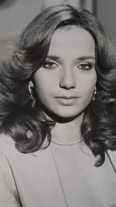 La actrice italienne Simona Izzo - Photographie vintage, années 1980
