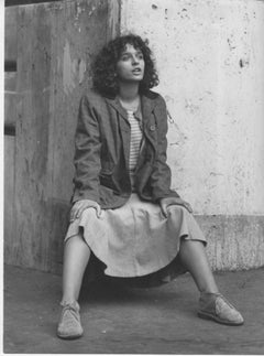 The Italian Actress Valeria Golino  - Retro Photo - 1980s