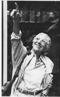 Le réalisateur italien du film Lina Wertmller - Photographie vintage, 1983 environ