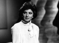 The Italian Journalist Rosanna Lambertucci - B/w Photo - 1980s