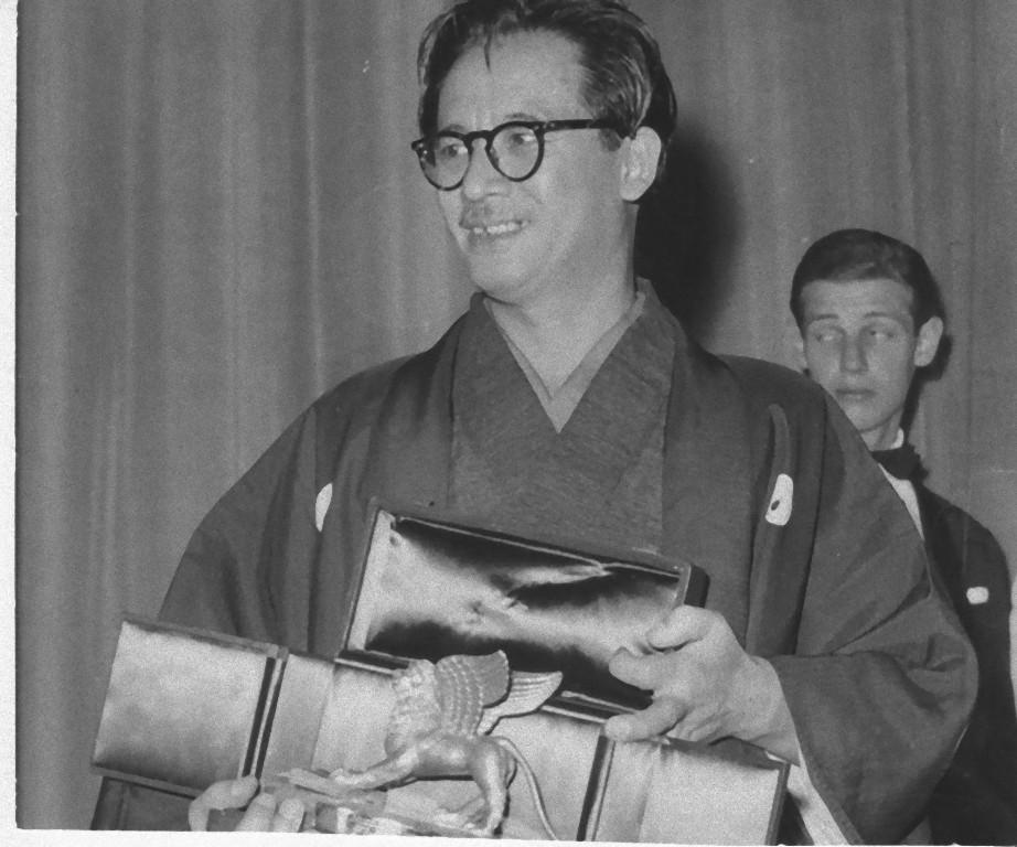 Unknown Portrait Photograph - The Japanese Director Hiroshi Inagaki - Vintage Photograph - 1957