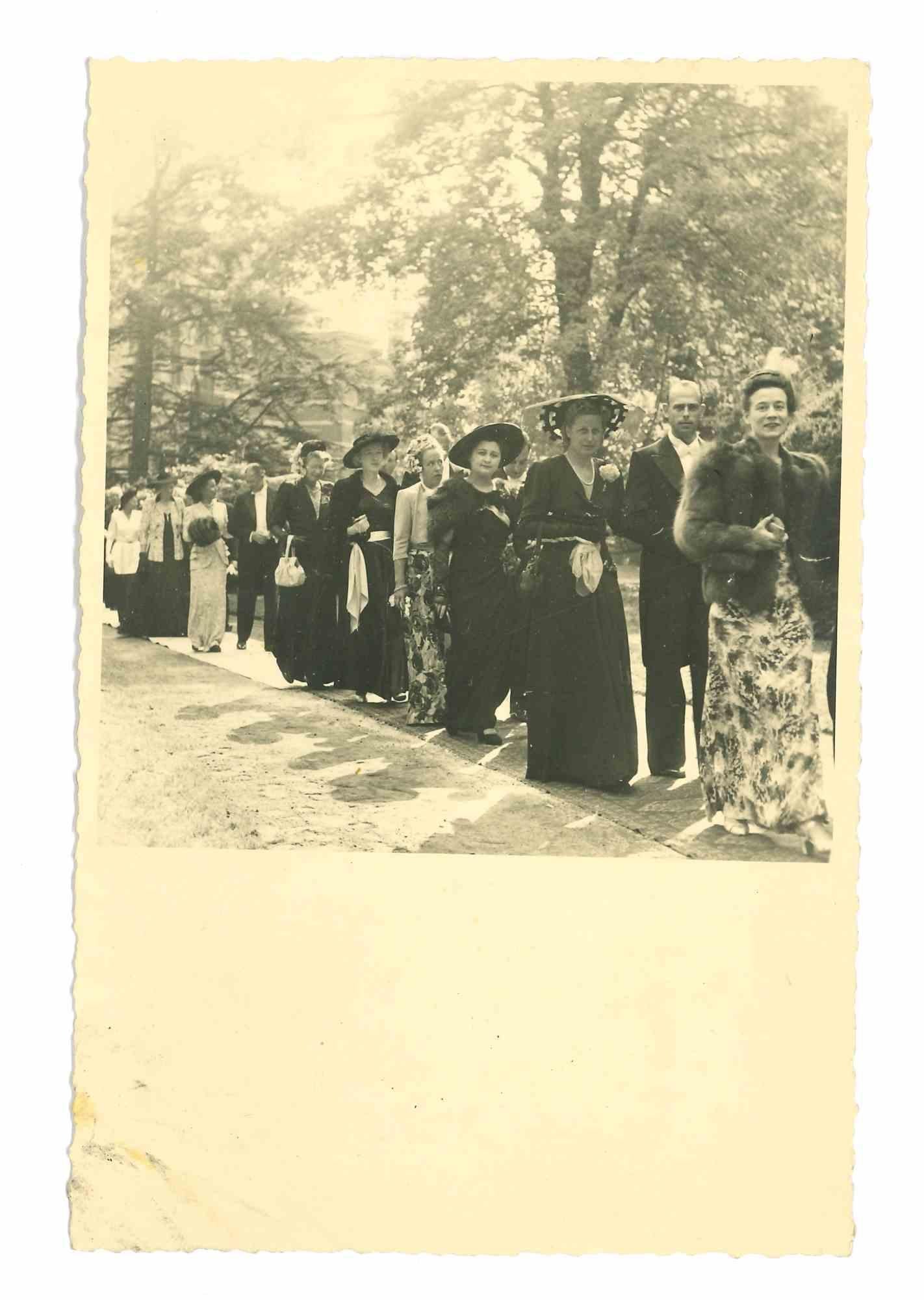 Unknown Landscape Photograph - The Old Days - Ceremony - Early 20th Century