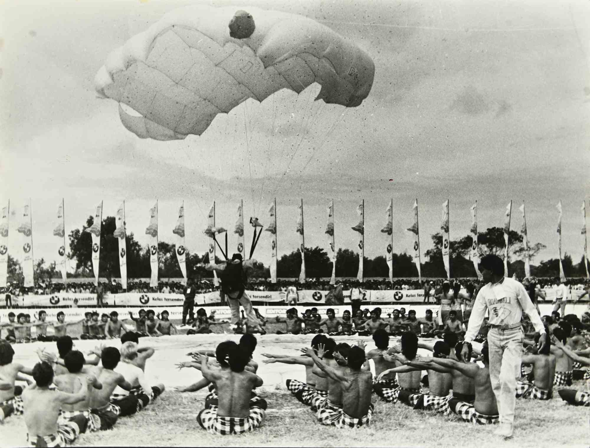 The Parachutist - Vintage Photograph - Mid-20th century