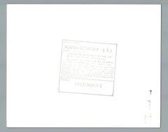 The Pretenders on Stage Vintage Original Photograph