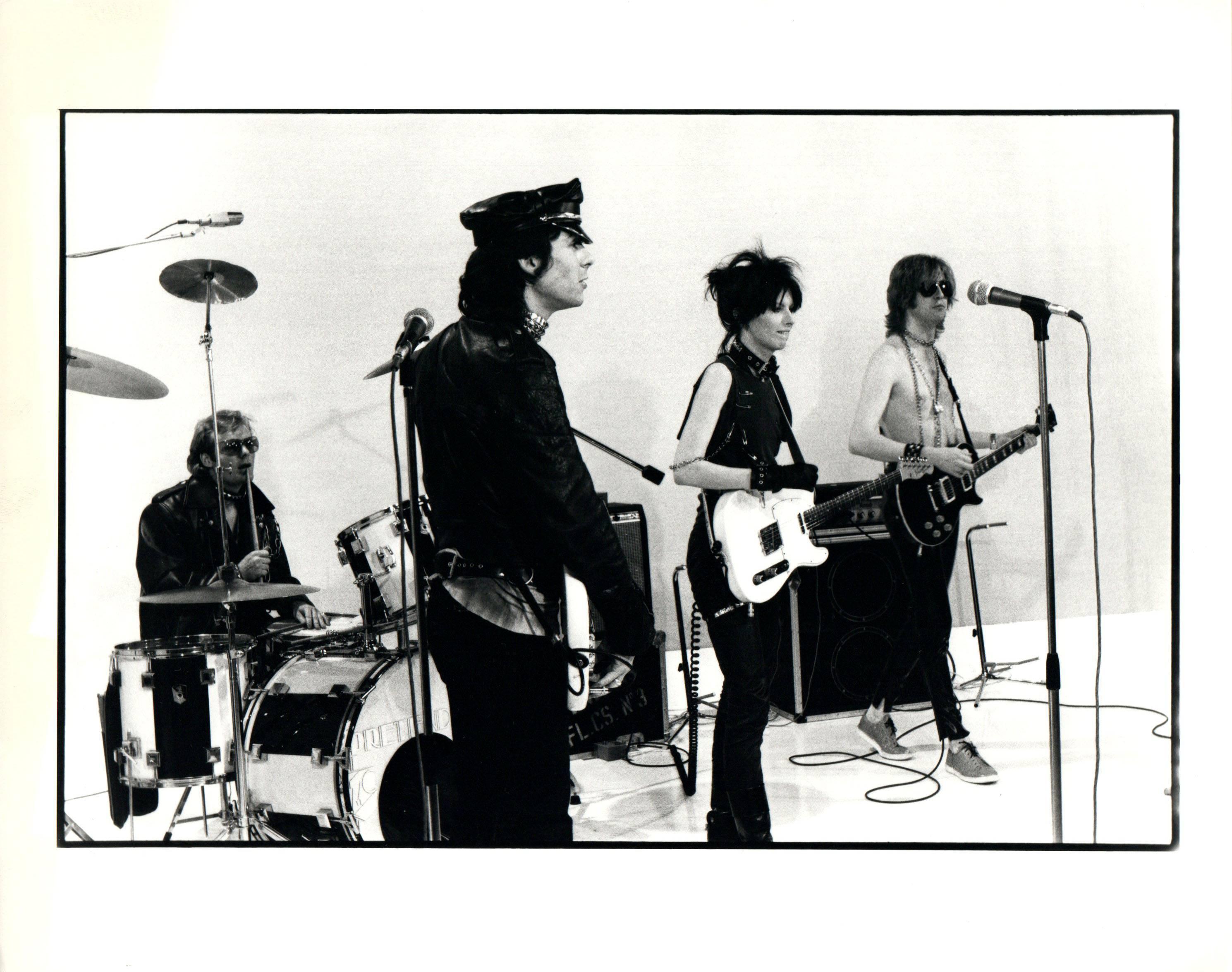 Unknown Black and White Photograph - The Pretenders on Stage Vintage Original Photograph