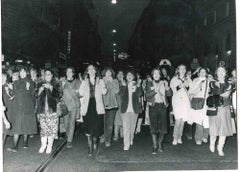 Vintage The Protest - Historical Photograph About the Feminist Movement - 1978