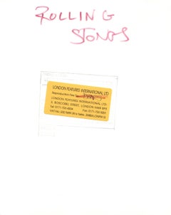 The Rolling Stones Sidestage Vintage Original Photograph