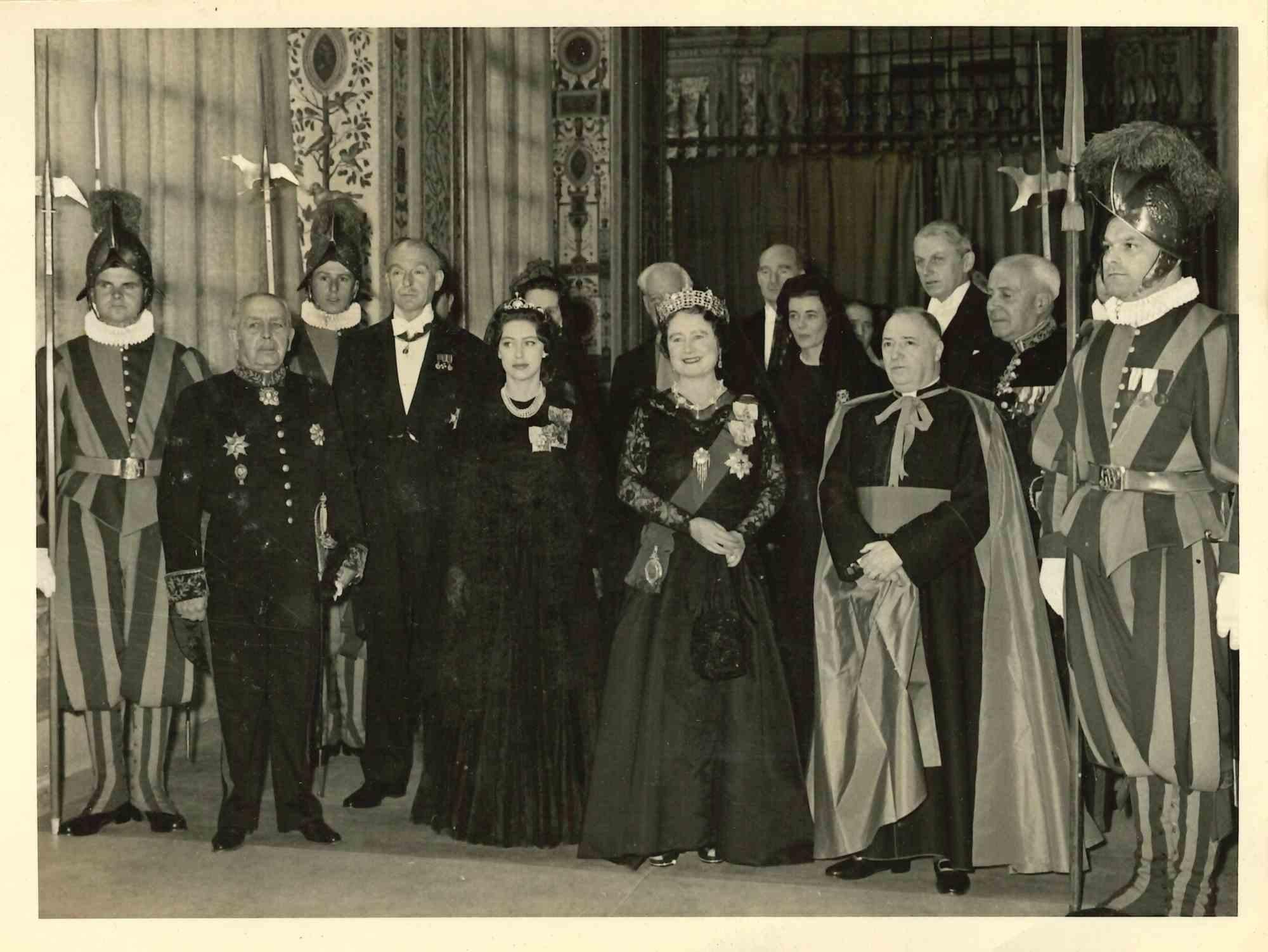 Unknown Portrait Photograph - The Royal Family Visits the Vatican - Vintage Photograph - 1959