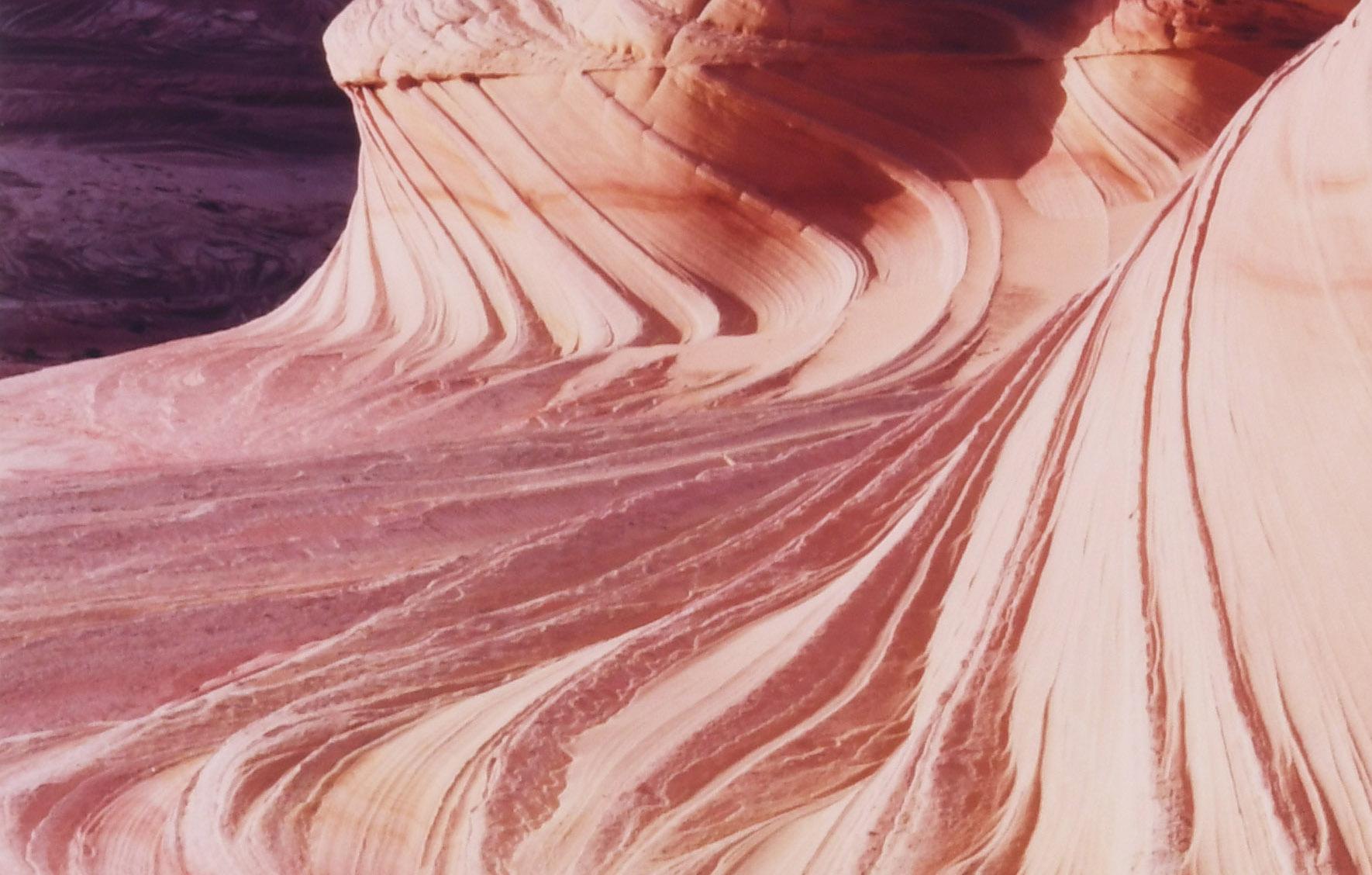 La seconda onda, Coyote Buttes, Paria Canyon-Vermilion Clifts Wilderness, Arizona
Fotografia su carta Kodak Professional, anni '80 circa
Senza segno
Condizioni: Eccellente
                  Problemi di gestione minori
Dimensioni immagine/foglio: 20