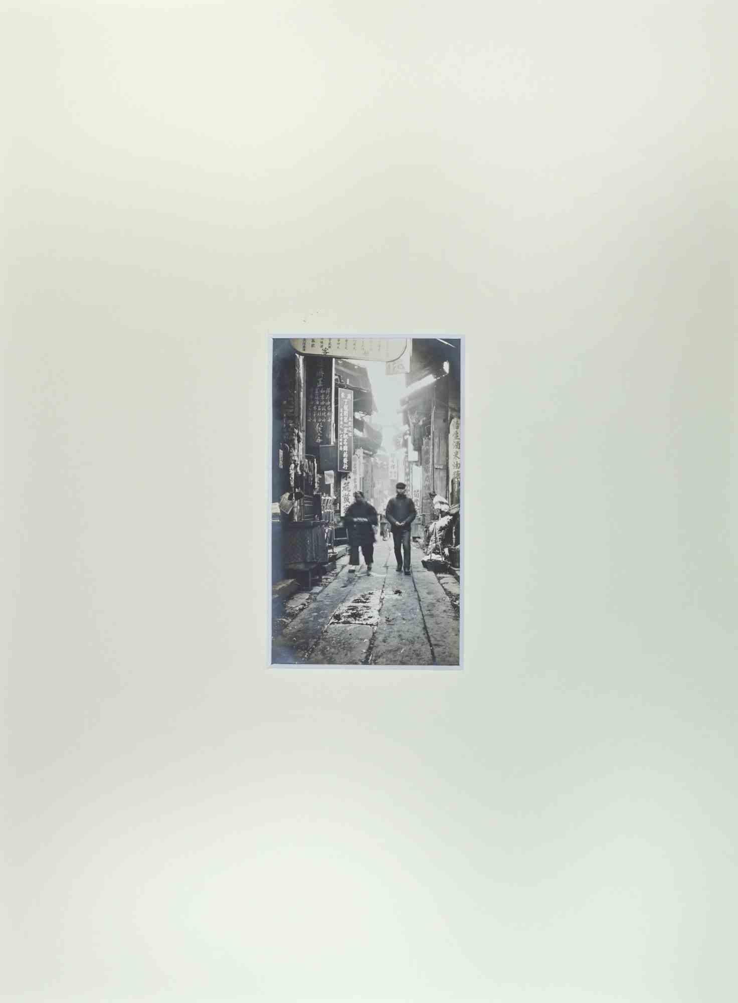 Unknown Portrait Photograph - The Souk - Vintage Photograph - 1925
