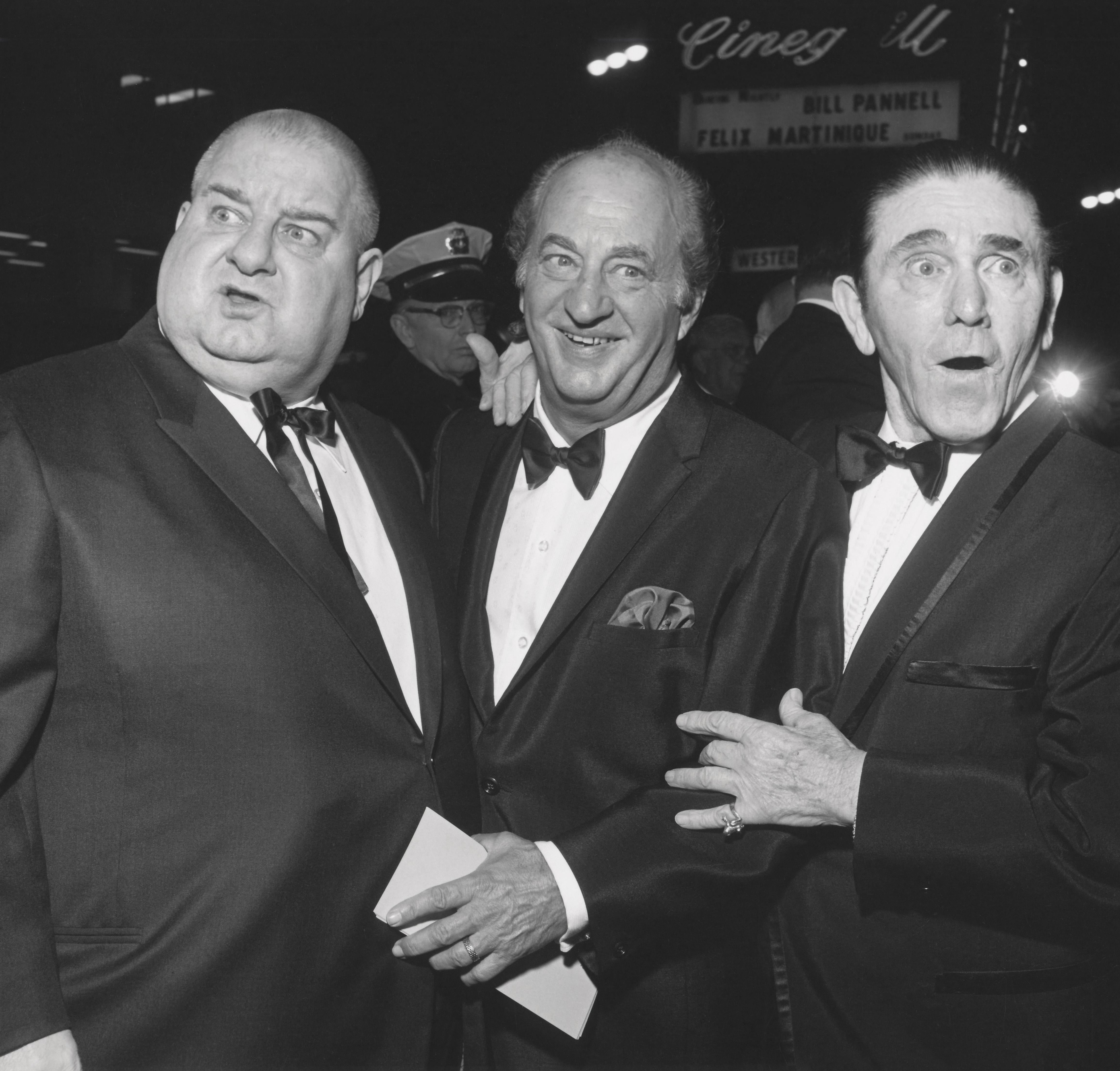 Unknown Black and White Photograph - The Three Stooges Candid Fine Art Print