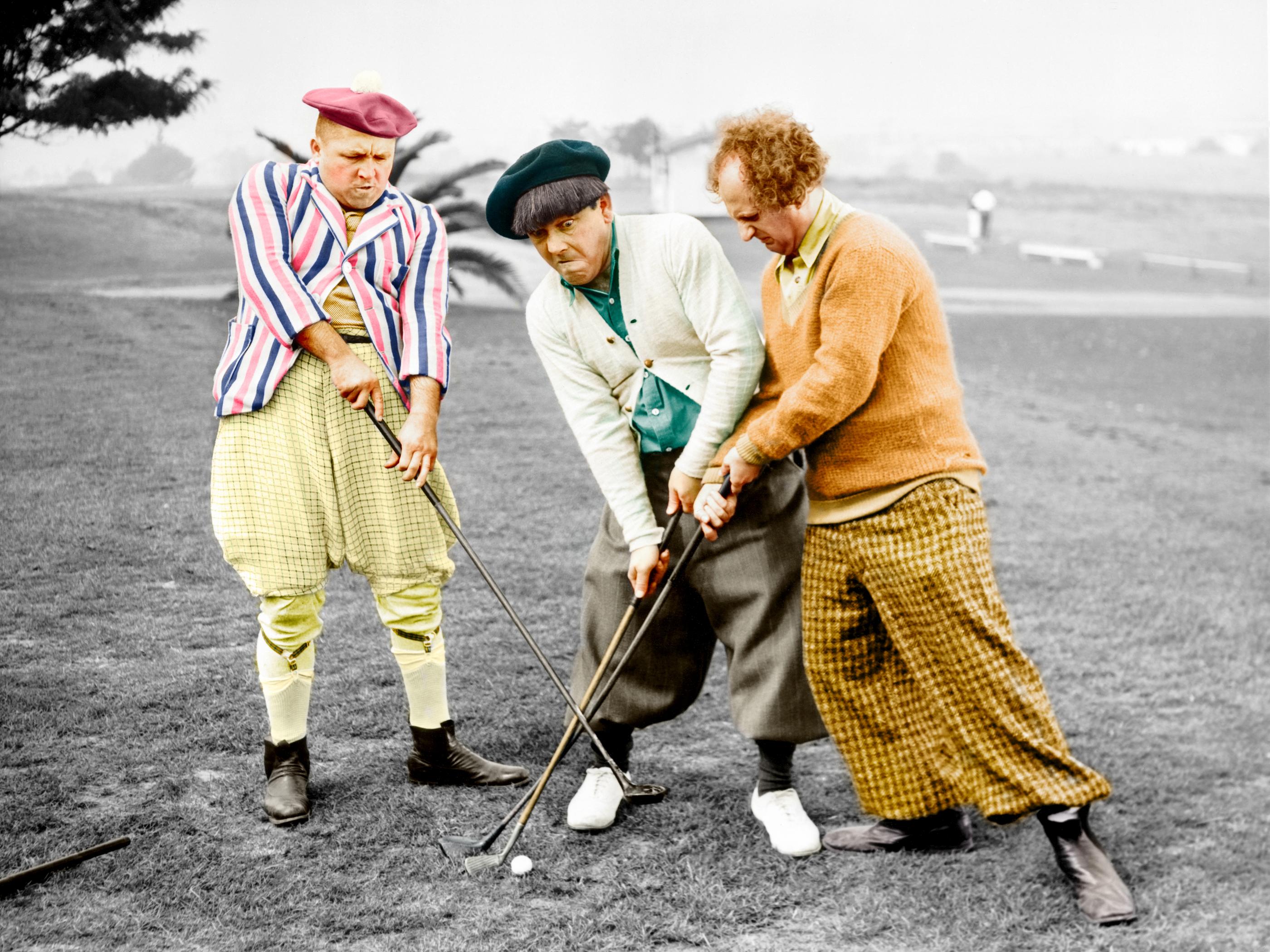 The Three Stooges Golfing