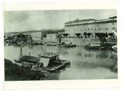 Tiber River View in Rome - Vintage Photograph - Early 20th Century