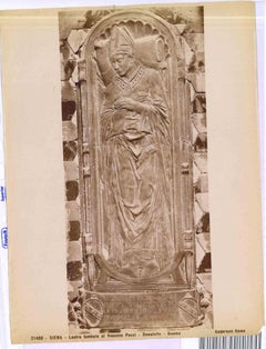 Tomb des Bischofs Pecci – Vintage-Foto – frühes 20. Jahrhundert