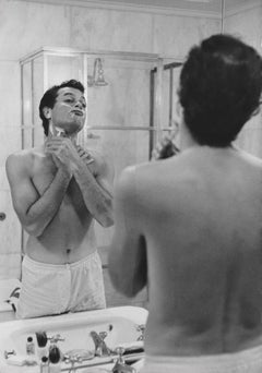 Tony Curtis Shaving Fine Art Print