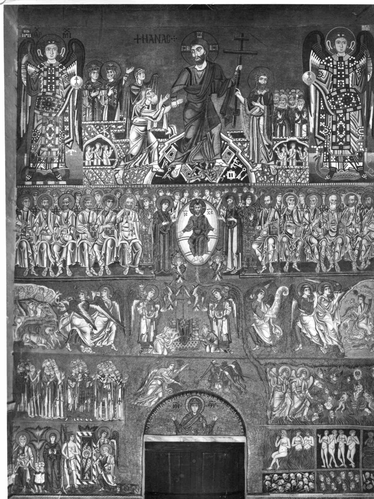 Unknown Black and White Photograph – Torcellos Kathedralendetails – Originalfotografie – frühes 20. Jahrhundert