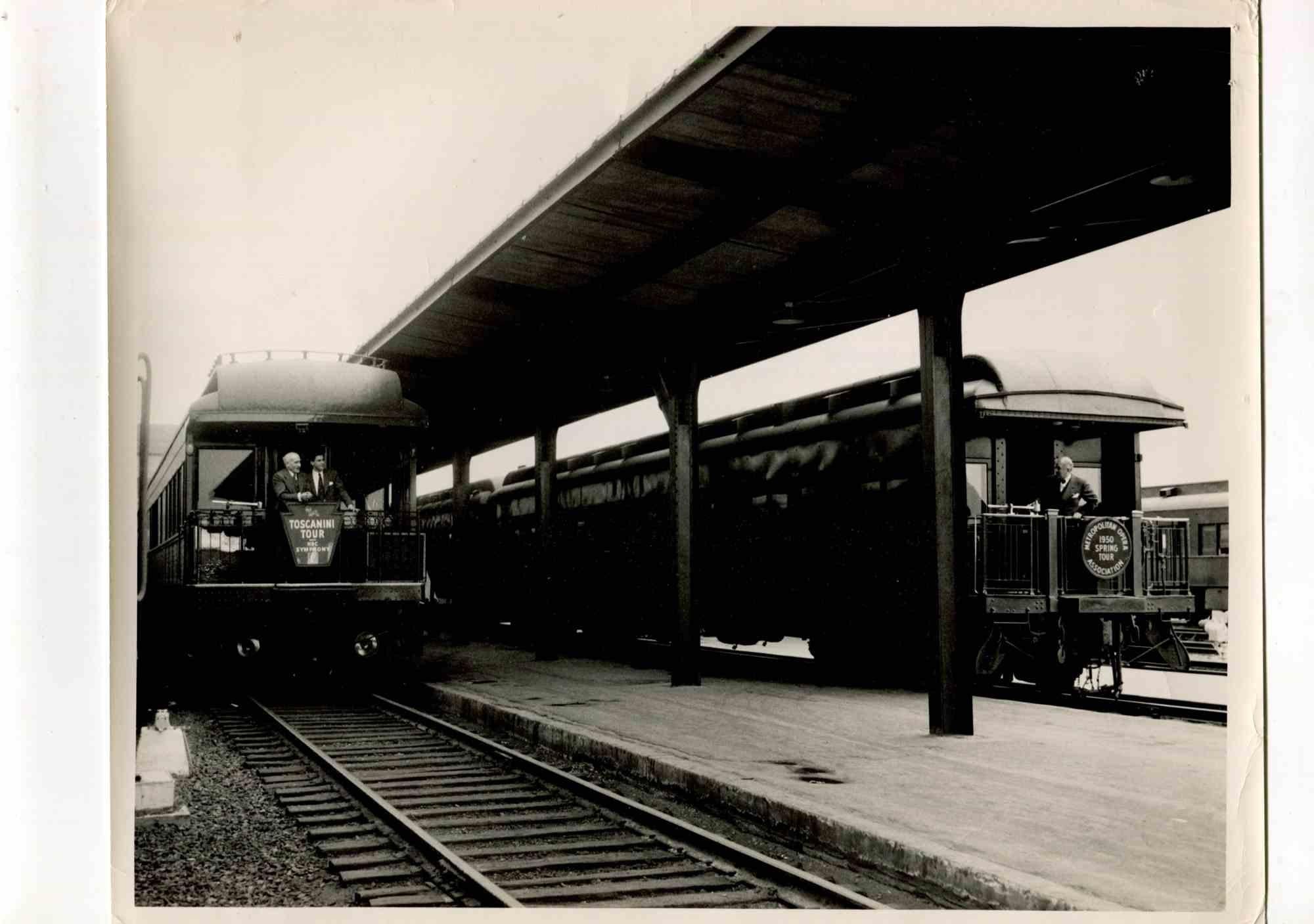 Toscanini in Tour - American Vintage Photograph - Mid 20th Century