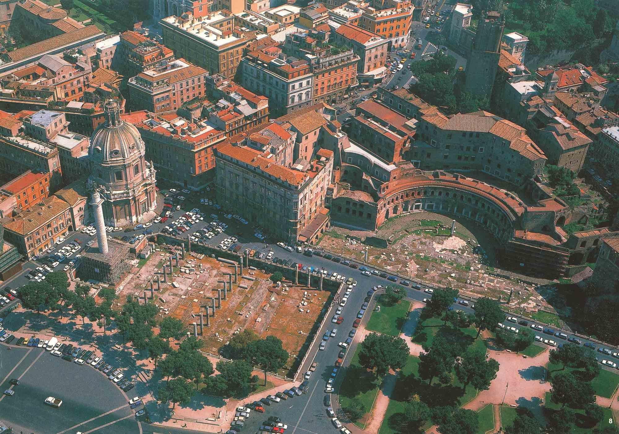Foro di Traiano, Roma - Foto d'epoca - Anni Settanta