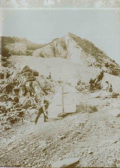 Transportation of Marble Blocks - Vintage Photo - 1910s