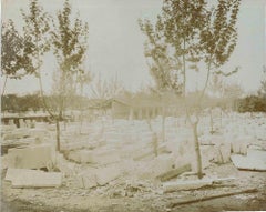 Transporte de bloques de mármol - Foto de época - Década de 1910