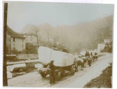 Transportation of Marble Blocks - Vintage Photo - 1910s