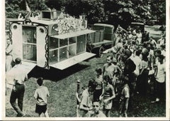 Zoo de voyage - Photographie vintage américaine - Milieu du XXe siècle