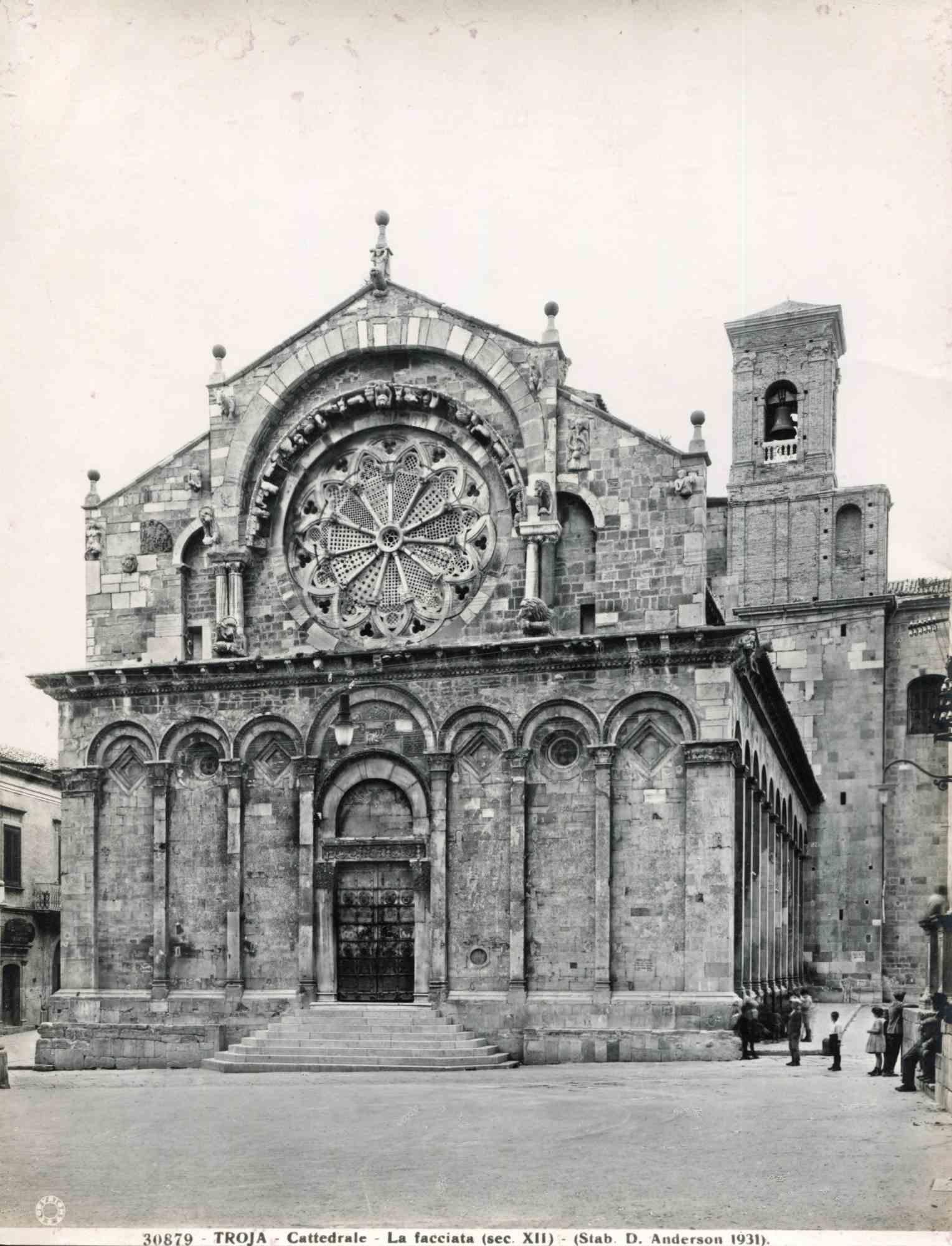 Cathédrale de Troja - Photo Vintage B/w - Début du 20ème siècle