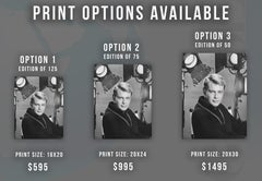 Troy Donahue Behind the Scenes Fine Art Print