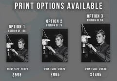 Troy Donahue with Lantern Globe Photos Fine Art Print